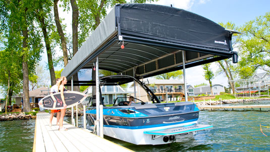 ShoreStation Revolution Series Canopy Cover: A Game-Changer for Boat Protection